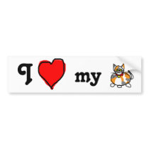 Calico Love bumper stickers by SuanSKatra Calico Love bumper stickers