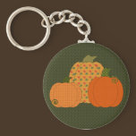 Calico Pumpkin Trio Keychain keychains
