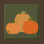 Calico Pumpkin Trio Magnet magnets