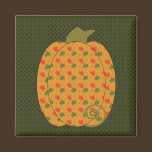 Calico Pumpkin Trio Magnet magnets