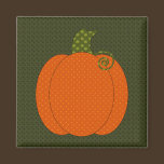 Calico Pumpkin Trio Magnet magnets