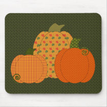 Calico Pumpkin Trio Mousepad