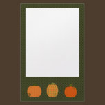 Calico Pumpkin Trio Stationery stationery