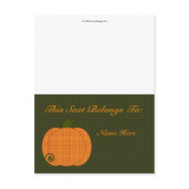 Calico Pumpkin Trio Table Tent postcards