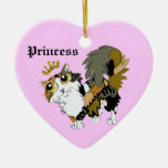 Calico's have Cattitude!~calico princess ornament