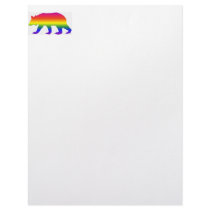 calif rainbow bear personalized letterhead
