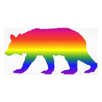 Calif Rainbow Bear photo cards
