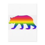 calif rainbow bear post card