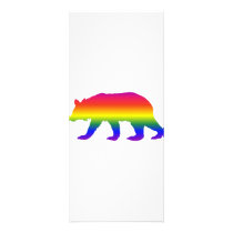 Calif Rainbow Bear rack cards
