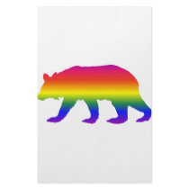 Calif Rainbow Bear stationery