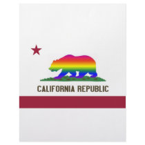 Calif rainbow Flag letterhead