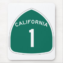 "California 1" Mousepads