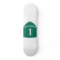 "California 1" Custom Skate Board