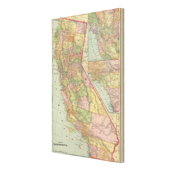 California 4 stretched canvas print California 4 stretched canvas print