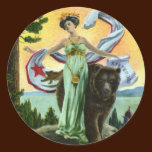 California Admission Day Festival Woman with Bear stickers