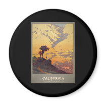 California America's vacation land Fridge Magnets