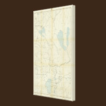 California and Nevada 3 canvas prints