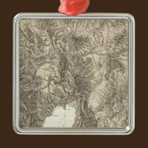 California and Nevada ornaments