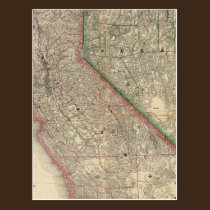 California and Nevada postcards