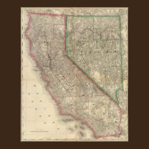 California and Nevada posters