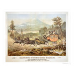 California and Oregon Stage Company posters