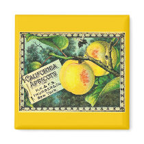 California Apricots - Vintage Crate Label Magnets