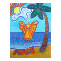 California Beach Angel Art Poster posters by donnabellasangels California Beach Angel Art Poster posters