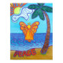 California Beach Angel Art Poster