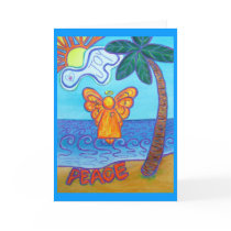California Beach Angel Card