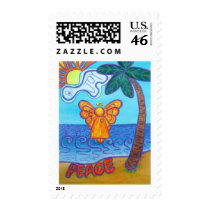 California Beach Angel postage