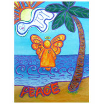 California Beach Angel t-shirts