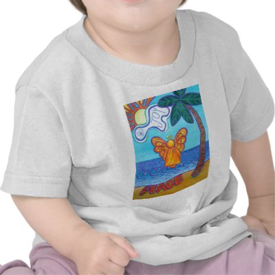 California Beach Angel T Shirts by donnabellasangels