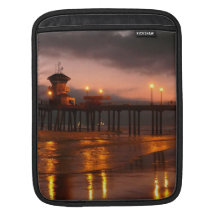 California Beach at Sundown iPad Sleeve