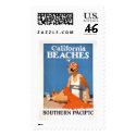 California Beaches postage
