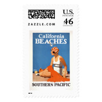 California Beaches Postage