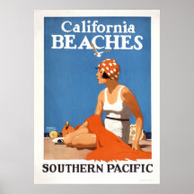 California Beaches Posters