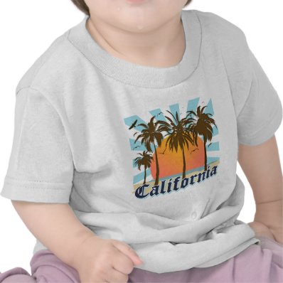California Beaches Sunset T-shirts
