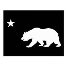 California Bear Post Card