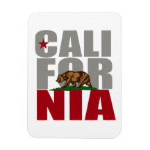 CALIFORNIA BEAR PRIDE - RECTANGLE MAGNETS