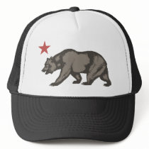 California bear STAR Mesh Hats