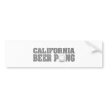 California Beer Pong Bumper Stickers