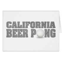 California Beer Pong cards