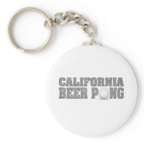 California Beer Pong Keychain