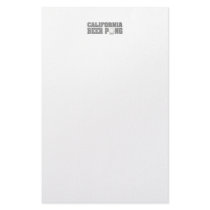 California Beer Pong Stationery