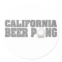 California Beer Pong stickers by Drinking_Shirts California Beer Pong stickers