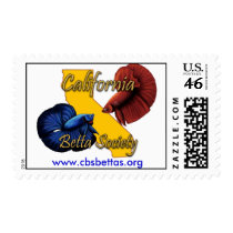 California Betta Society Stamp