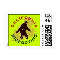 California Bigfooting Postage Stamp