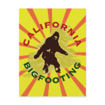 California Bigfooting Postcard