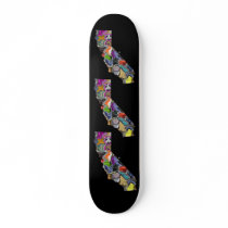 California Black Skateboard by JKdesigns California Black Skateboard