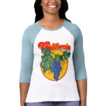 California blue grapes shirt F/B